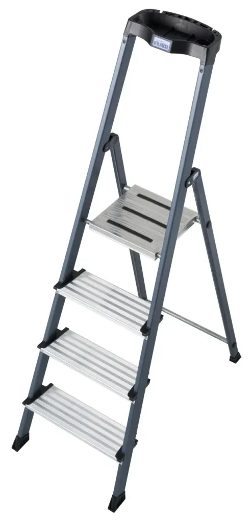 “SECURO” STEP LADDER ANODIZED 4 STEPS