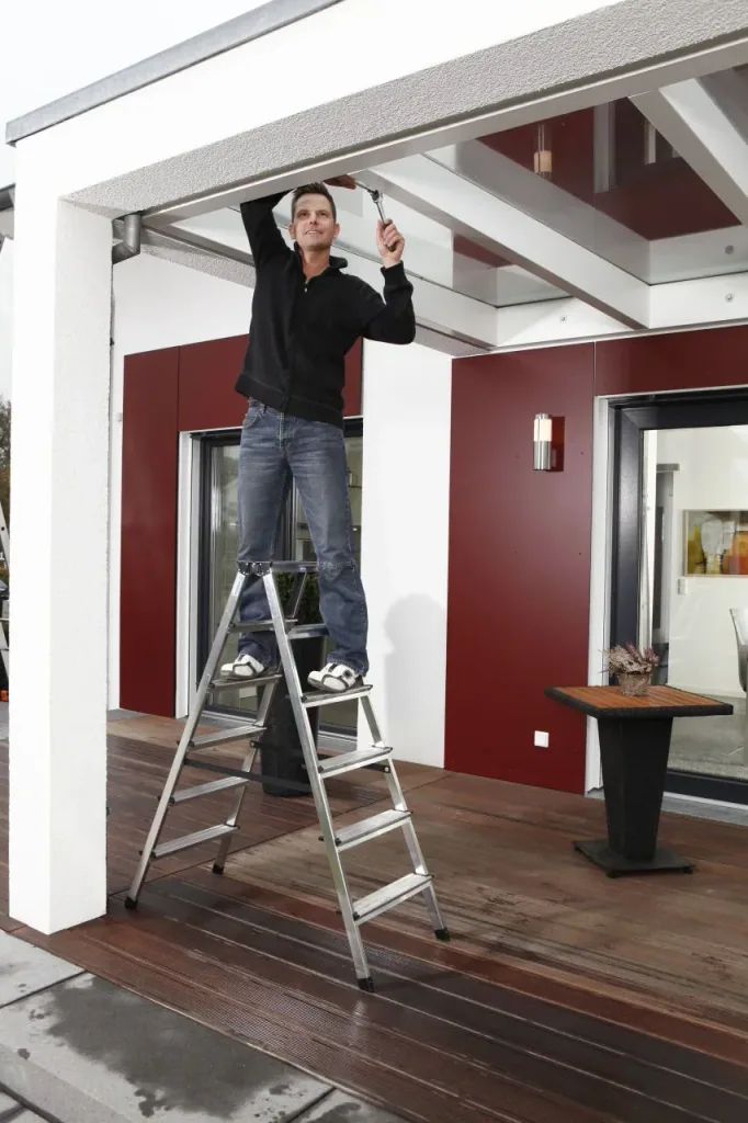 “DOPPLO” STEP DOUBLE LADDER 2x6 STEPS
