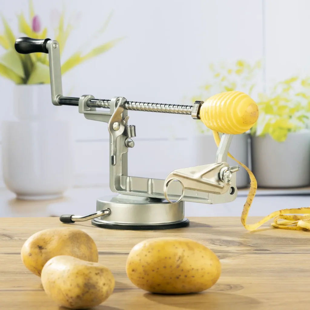 Apple and potato peeler