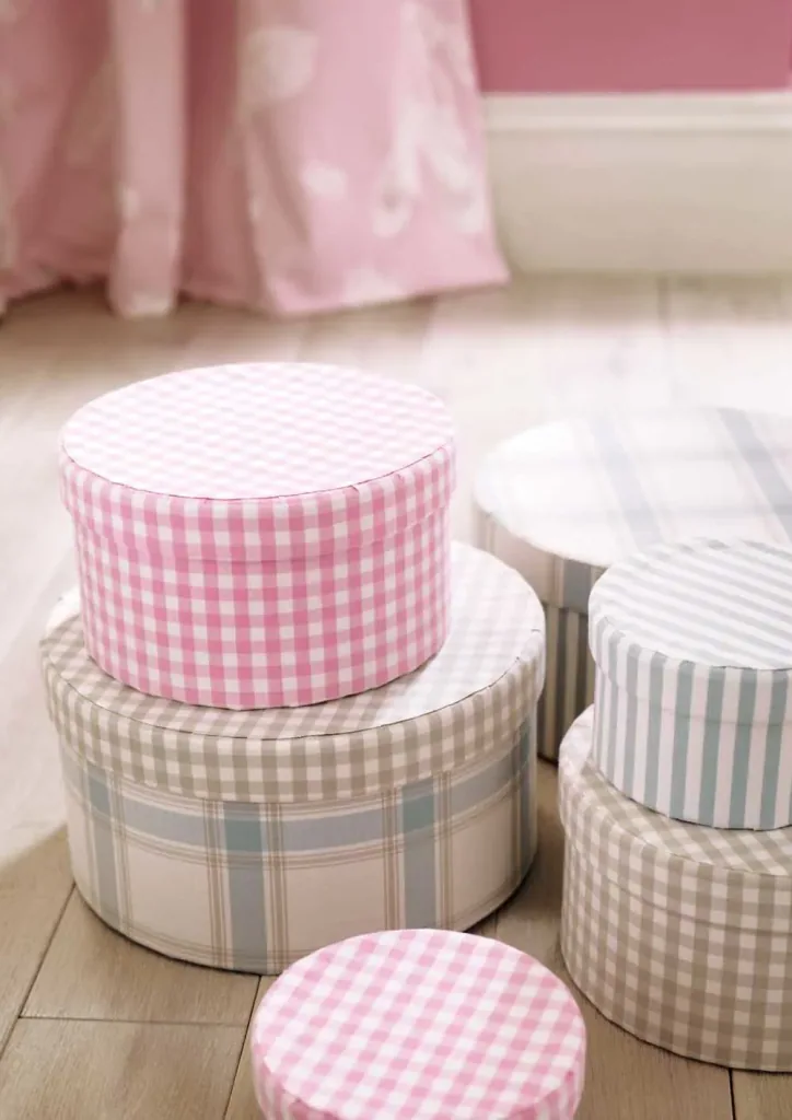 Sanderson Abracazoo streepjesstof Seaton lichtblauw