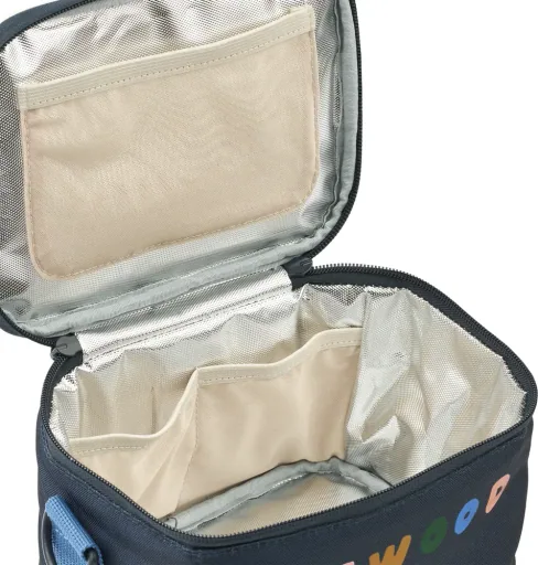 Liewood thermische lunchtas Toby, kleur: Klassiek marineblauw multi mix