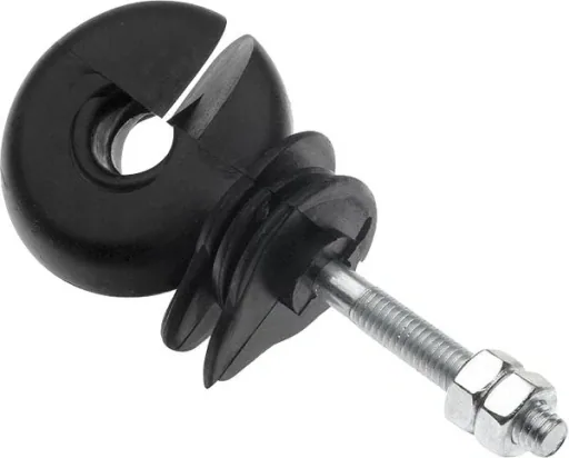 Ring insulators, metric, M6 x 30 mm for metal posts, 25 pieces