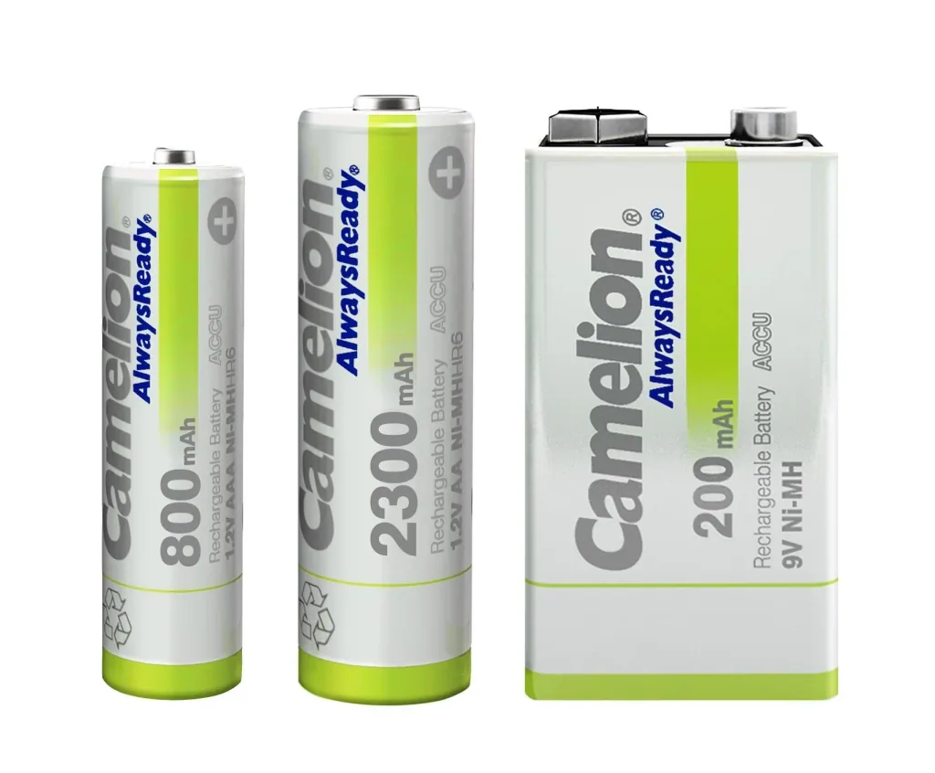 NiMH Micro (AAA) V-battery with 800 mAh - 4 pieces