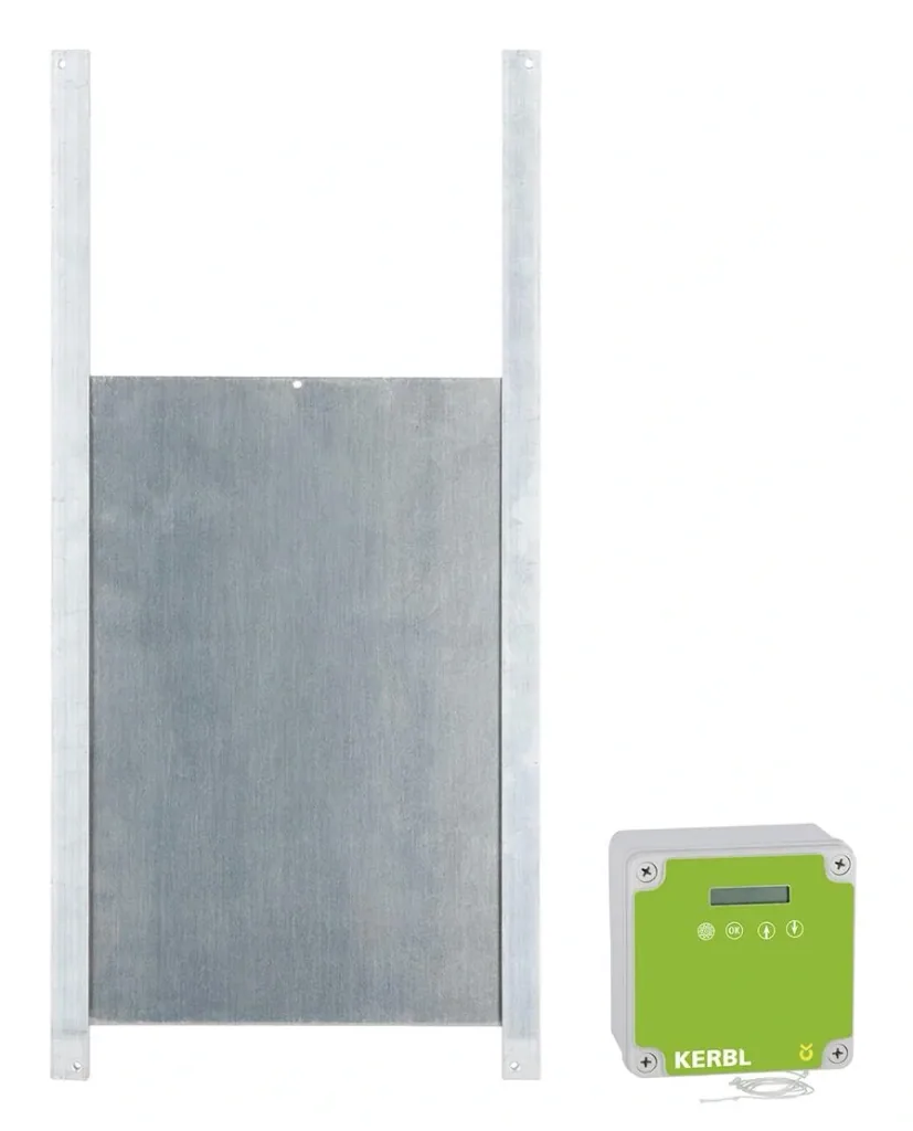 Automatic chicken door including sliding door 30 x 40 cm