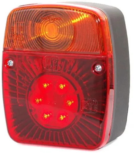 Tail light with LED bulb for trailers and towing vehicles l/r