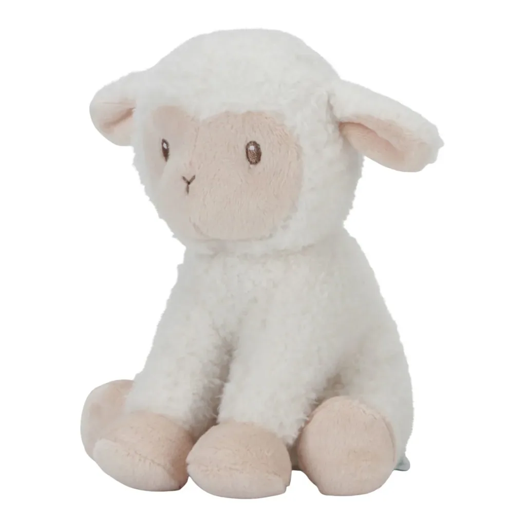 Little Dutch Knuffeldier schaap - Little Farm, van zachte stof, 17 cm