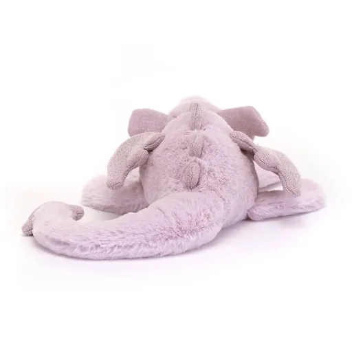 Jellycat Knuffel - Lavender Dragon, Maat: Klein - H8 X B30 CM