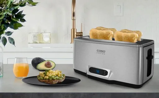 Toaster "INOX 4", stainless steel, 1850 watts