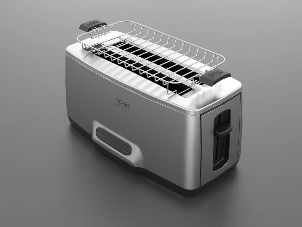 Toaster "INOX 4", stainless steel, 1850 watts
