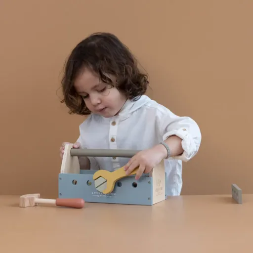 Little Dutch houten speelgoed kinder gereedschapskist