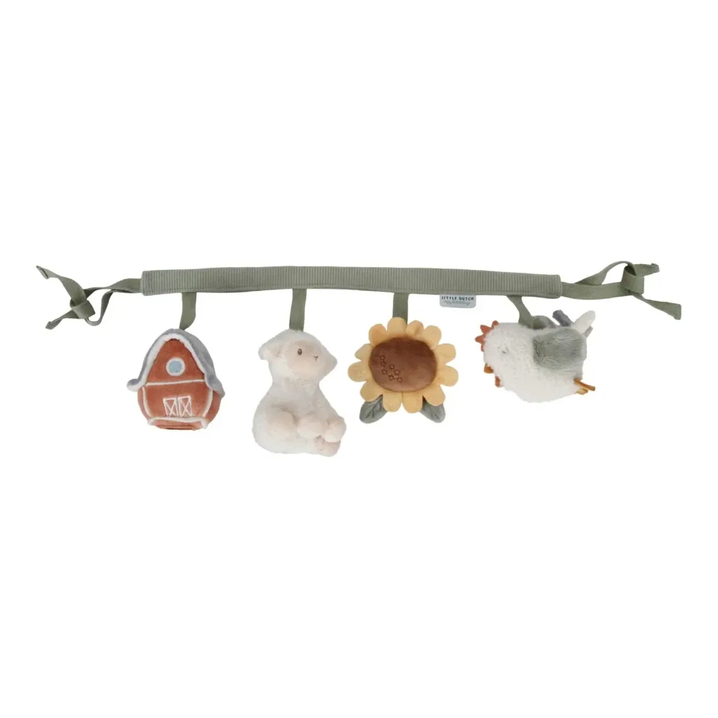 Little Dutch kinderwagenketting Little Farm, 14x35x8