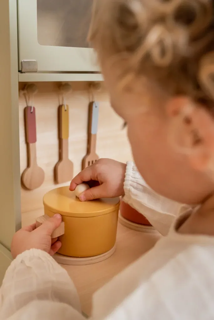 Little Dutch houten speelgoed keuken mint