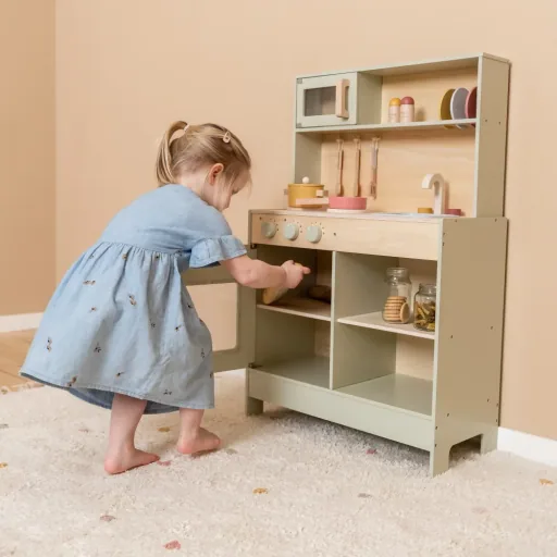Little Dutch houten speelgoed keuken mint