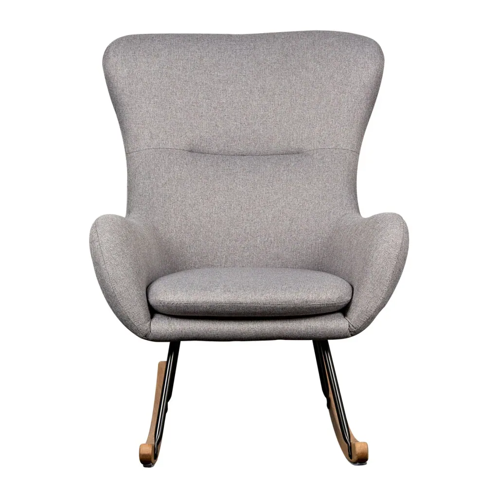 Quax schommelstoel, fauteuil voor borstvoeding - Basic, Kleur: Donkergrijs