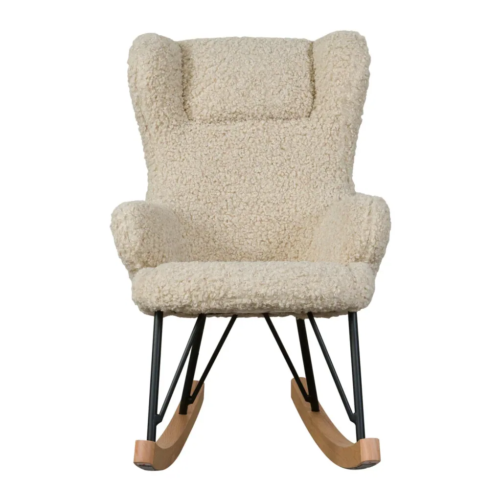 Quax schommelstoel, fauteuil voor borstvoeding - De Luxe, Kleur: Schaap