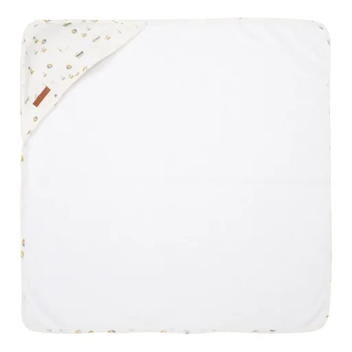 Little Dutch kaphanddoek "Sailors Bay" wit