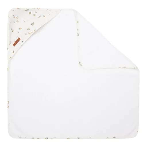 Little Dutch kaphanddoek "Sailors Bay" wit