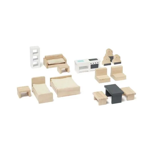 Kids Concept speelgoed poppenhuis draagbaar hout