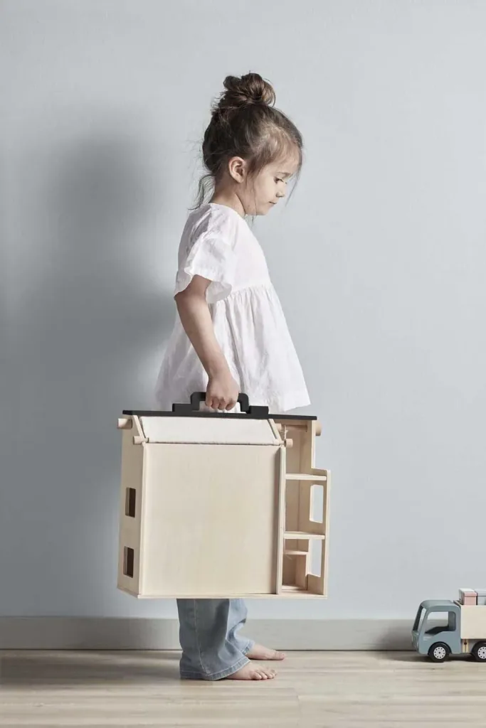 Kids Concept speelgoed poppenhuis draagbaar hout