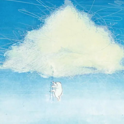 Kek Amsterdam kinderposter ijsbeer & wolk