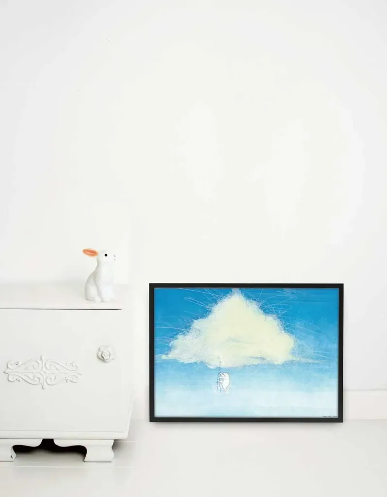Kek Amsterdam kinderposter ijsbeer & wolk