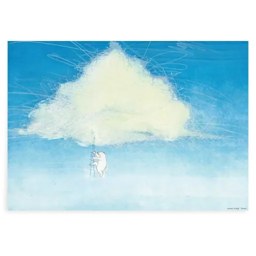 Kek Amsterdam kinderposter ijsbeer & wolk