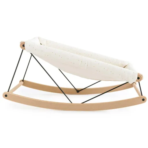 Baby wipstoeltje hoes, vervangende hoes - Nobodinoz, honing stippen