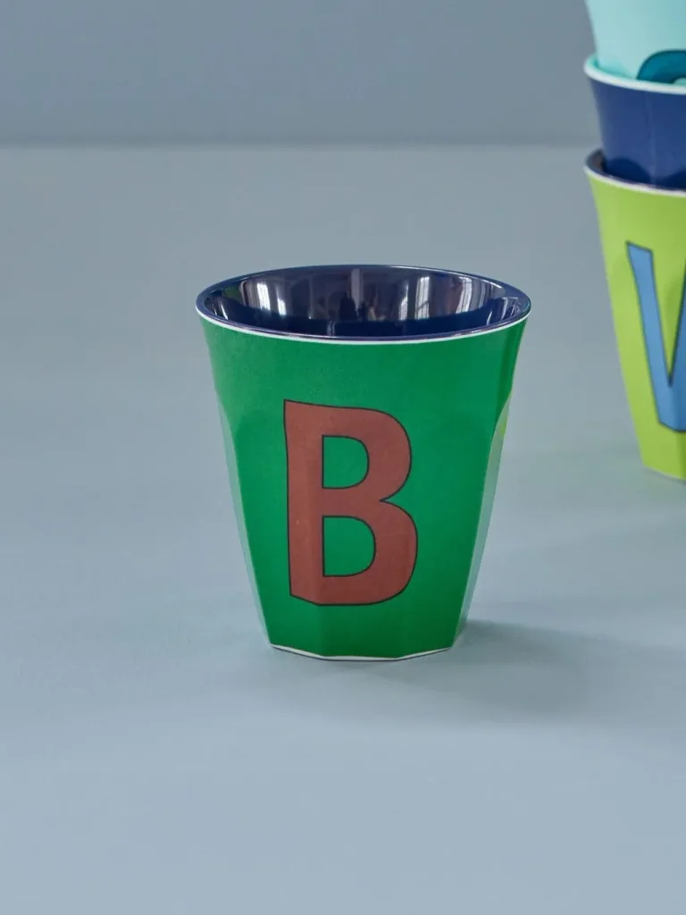 RICE Beker - B, 250 ml, melamine, kleur: bosgroen