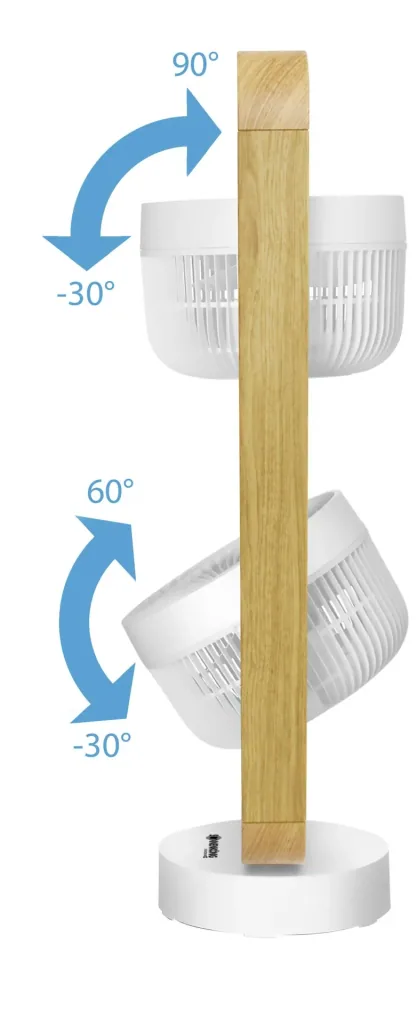 Fan - Vind 2 wood with remote control