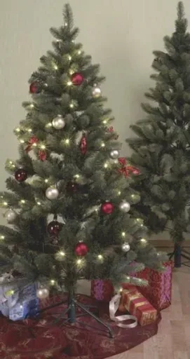 Christmas tree, 120 cm, height 85 - 120 cm, including base