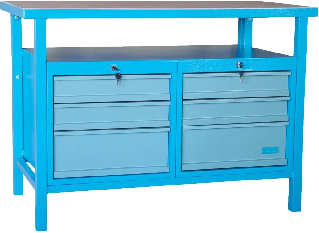 Werkbank P 1200 SS, laden aan beide zijden, vergrendelbaar