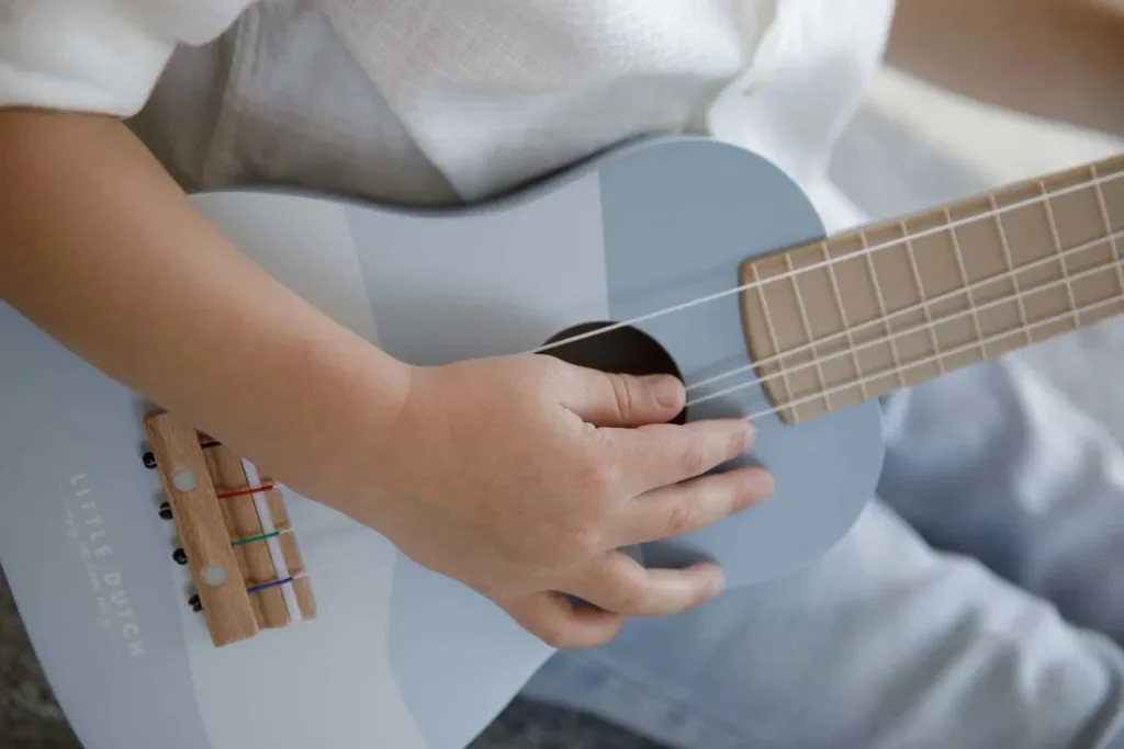 Little Dutch kinderen gitaar blauw