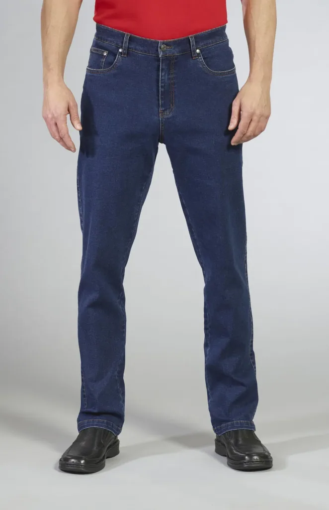 5 Pocket Jeans, Farbe bluestone, Gr.48