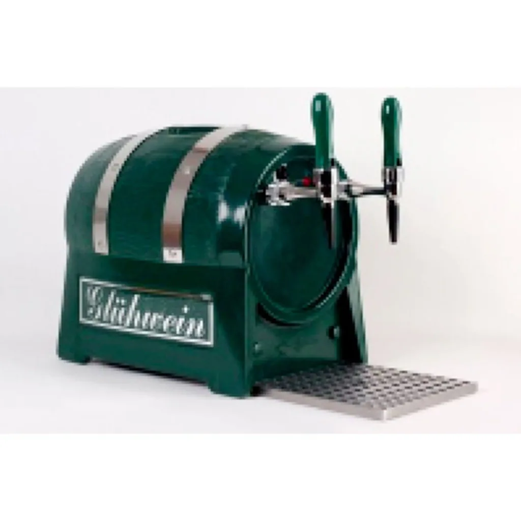Gluhwein tap, warme drank dispenser - 3kW, vatvorm, 2 slangen, met elektrische pomp