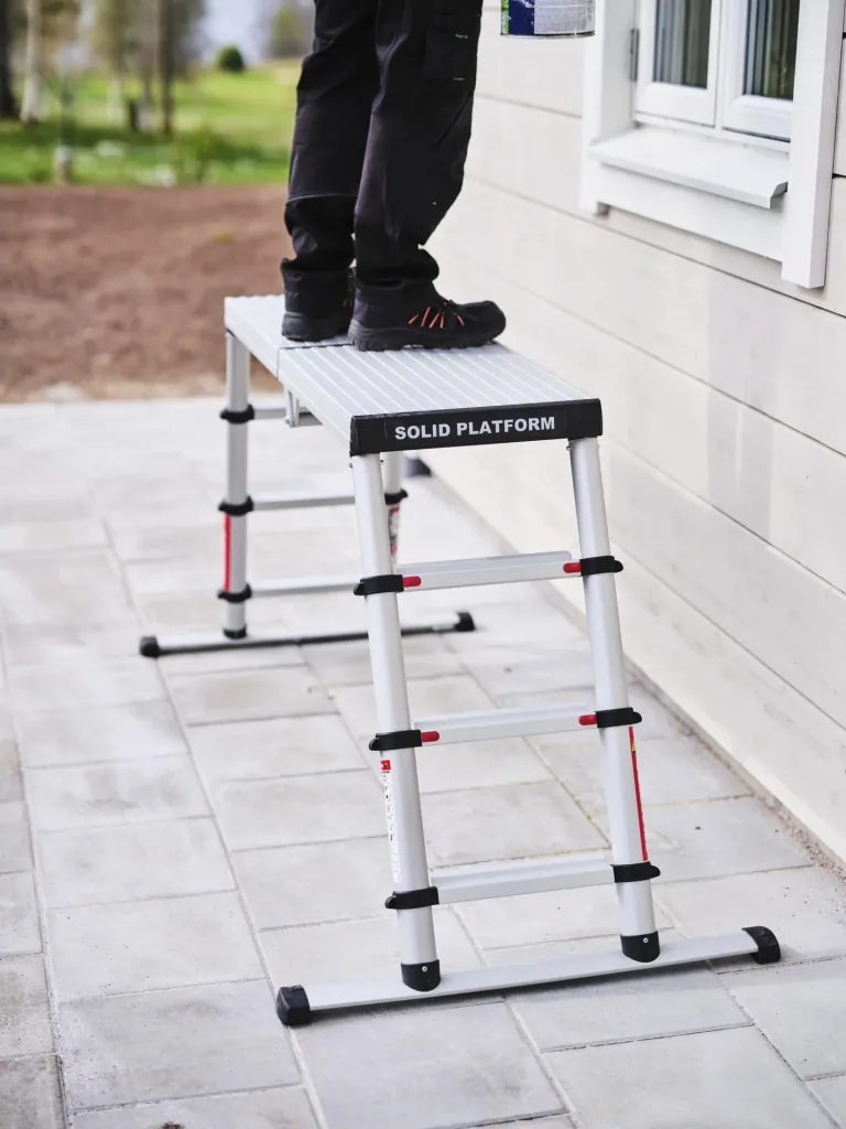Telescopic platform, aluminum