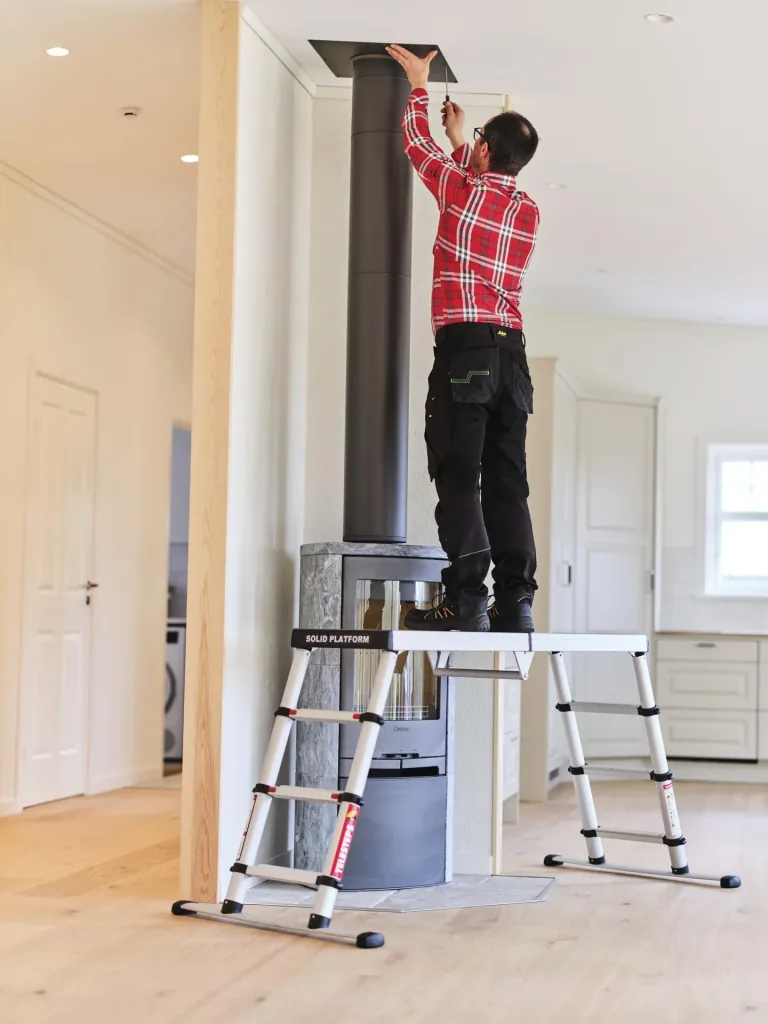 Telescopic platform, aluminum