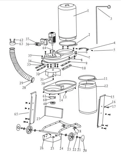 EXTRACTION SYSTEM HD 12 550W