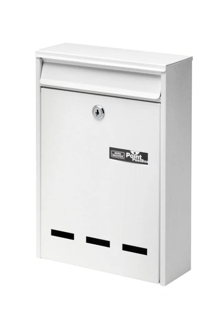 Mailbox steel-painted Pocket 5871 W white