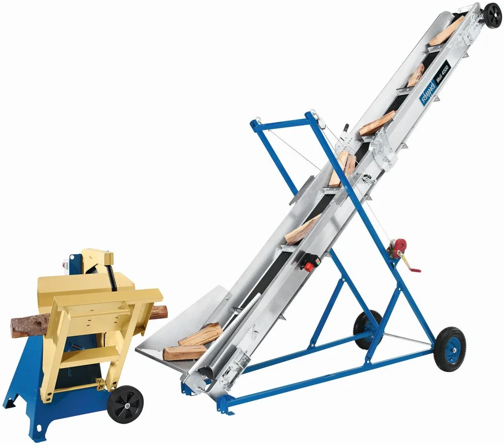 Conveyor belt Muli 4500 for firewood, 400 V, 50HZ, 1.1 kW