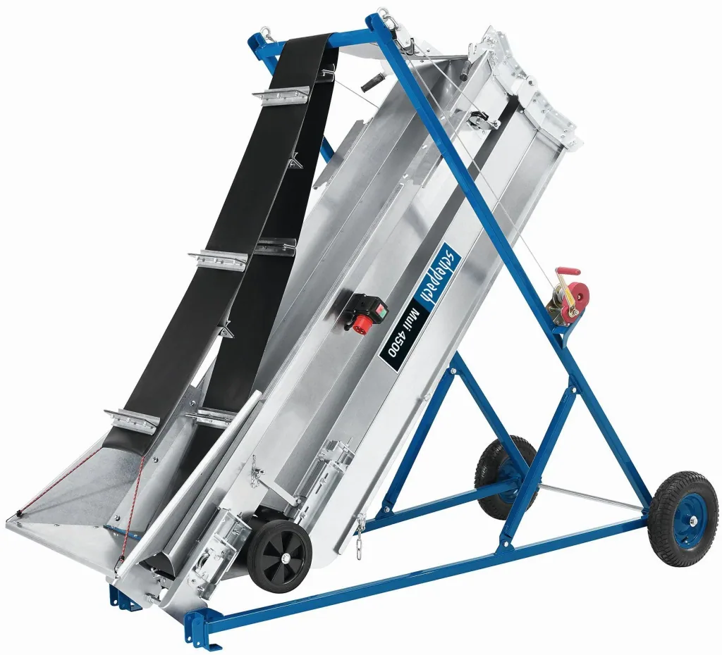 Conveyor belt Muli 4500 for firewood, 400 V, 50HZ, 1.1 kW