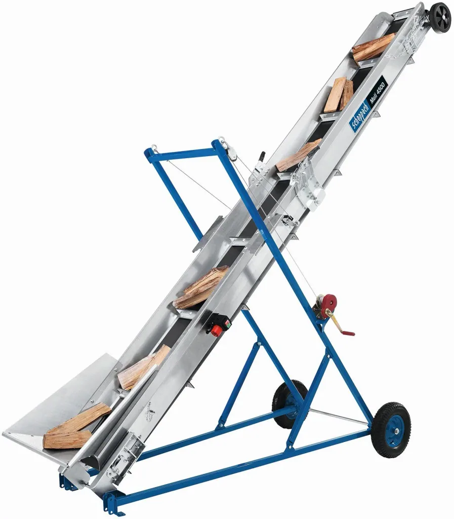 Conveyor belt Muli 4500 for firewood, 400 V, 50HZ, 1.1 kW