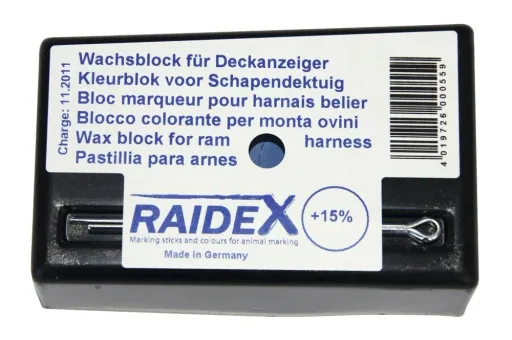 RAIDEX wax color block, blue