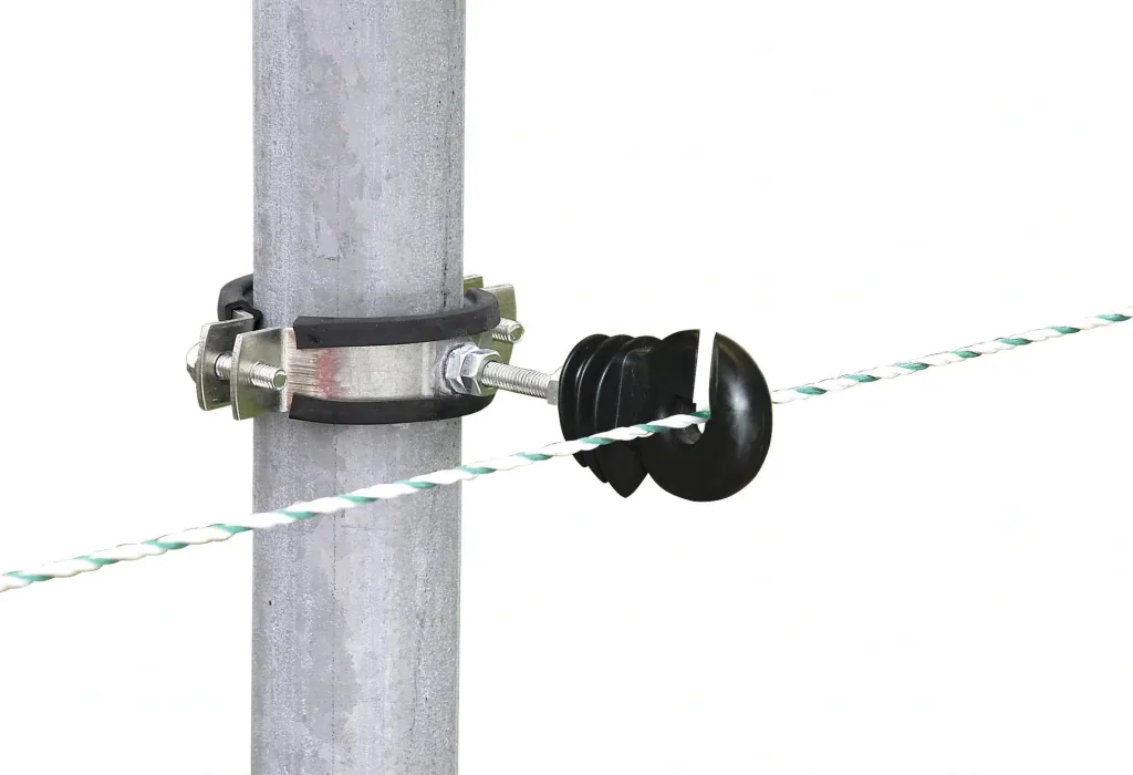 Mounting clamp for round posts 35-70mm