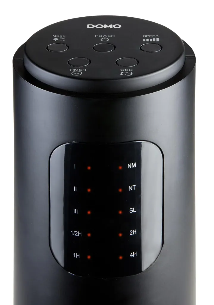 Column fan with remote control and LED display - 117 cm