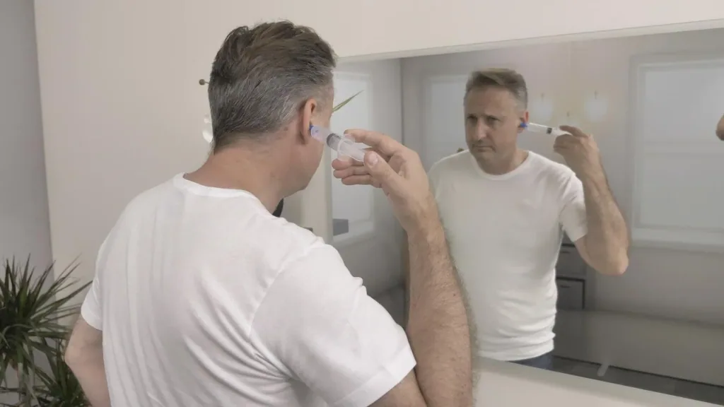 Earwax removal syringe