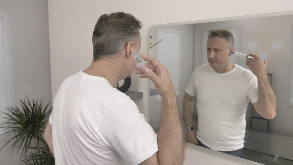Ear cleaner "syringe"