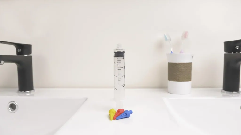 Ear cleaner "syringe"