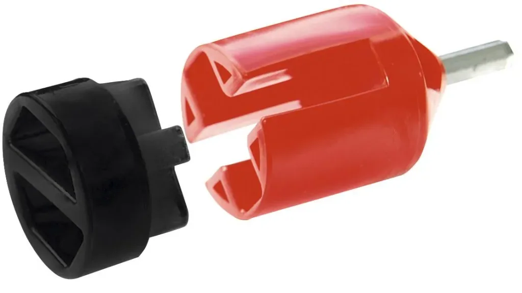 Ring insulator "Compact", 100 pieces in a bucket including screw-in aid