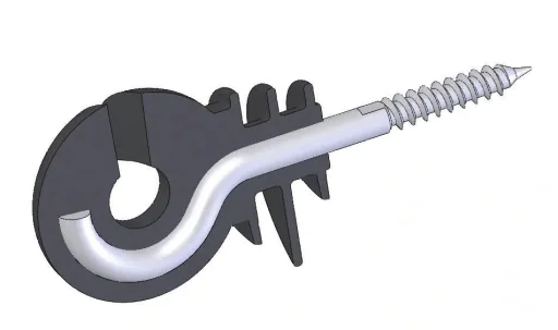 Ring insulator "Compact", 100 pieces in a bucket including screw-in aid