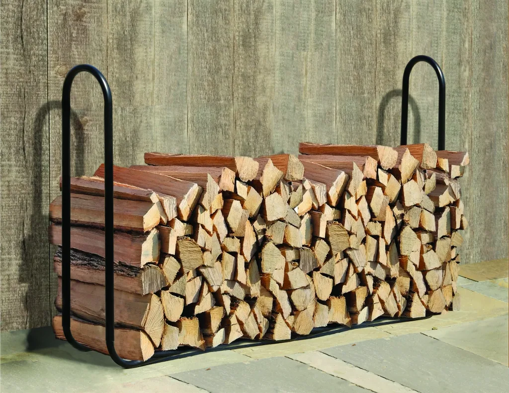 Firewood rack 244 cm, load capacity 544 kg